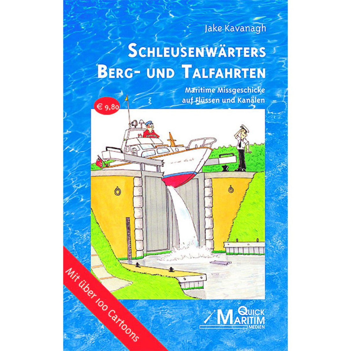 Quickmaritim Book Maritime Mishaps, Paperback, Lock Keeper's Anecdotes, with Cartoons