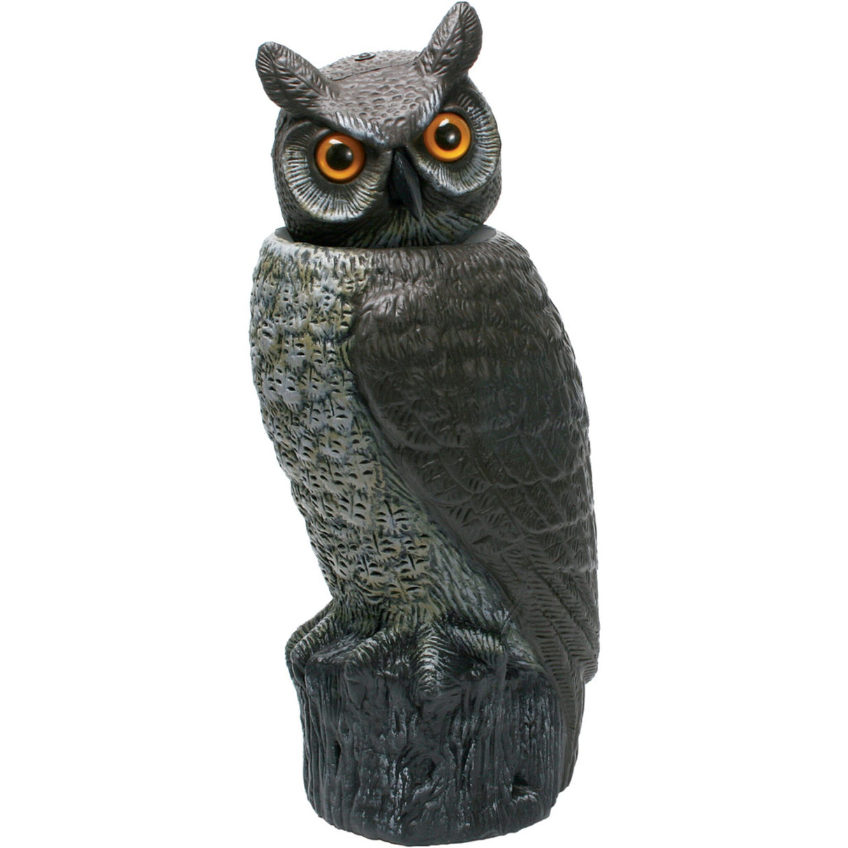 Vogelschreck Eule, mit beweglichem Kopf