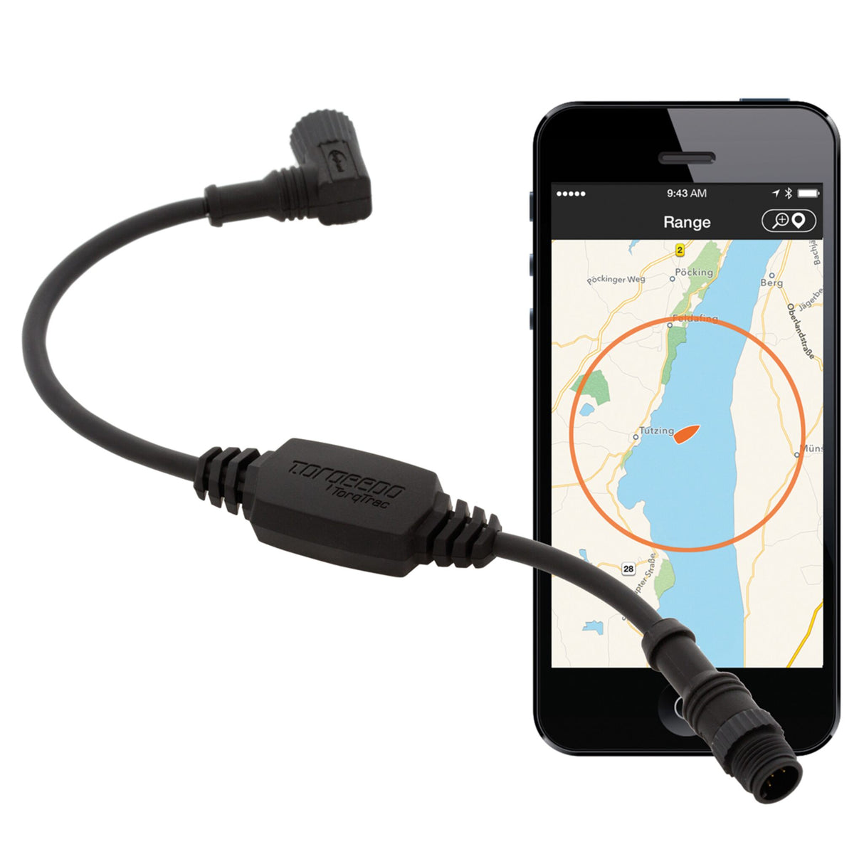 Torqeedo TorqTrac - Bluetooth® Datenkabel für Travel & Ultralight Serien