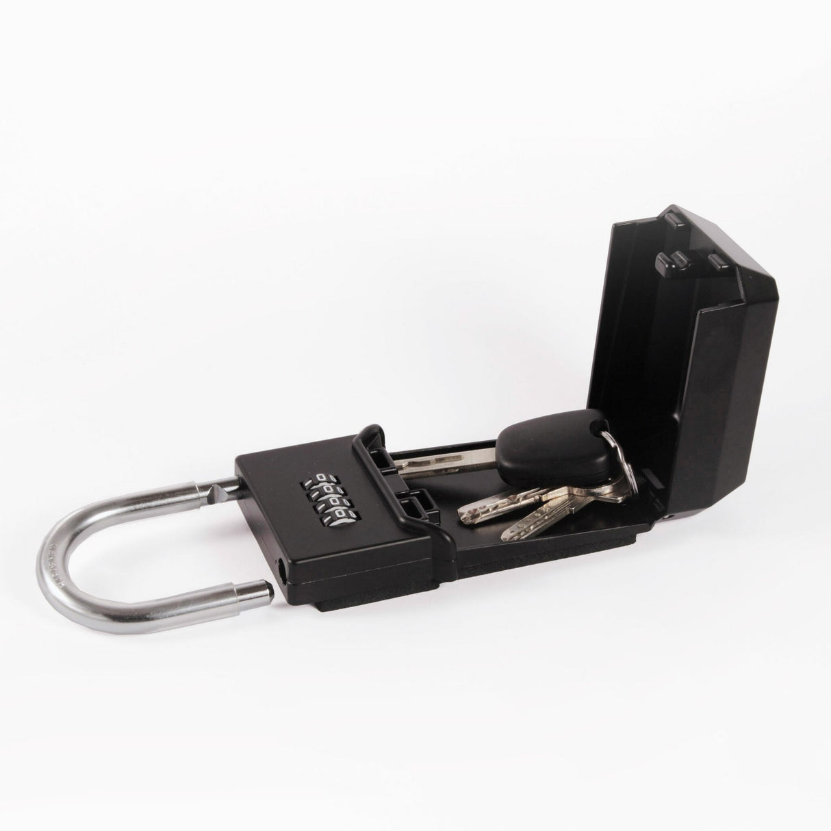 SURF LOGIC Mobiles Schlüsselschließfach Vollmetall-Vorhängeschloss, Schlüsselaufbewahrung, sicherste Lösung für Autos und Häuser