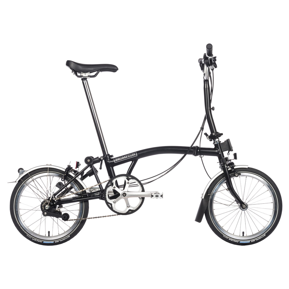 Brompton Klapprad C Line Utility 3-Gänge, Faltfahrrad, mit hohem Komfort und schnellem Faltmechanismus - rot, grün, blau, schwarz