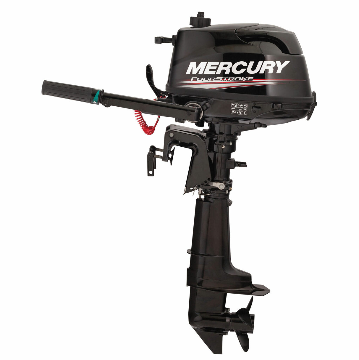 Mercury Außenborder 5 PS Handstarter Bootsmotor Kurzschaft, zuverlässiger Motor, unkompliziertes Handling
