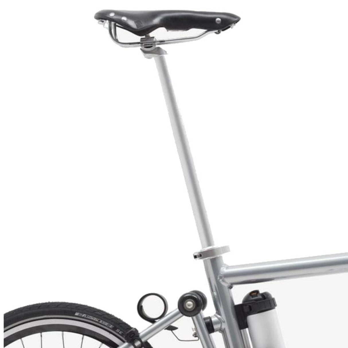Ahooga Sattelstütze extra lang für Fold-Bike, Fahrrad-Sattelstütze, ideal für Körpergröße 1,85-2,0 m