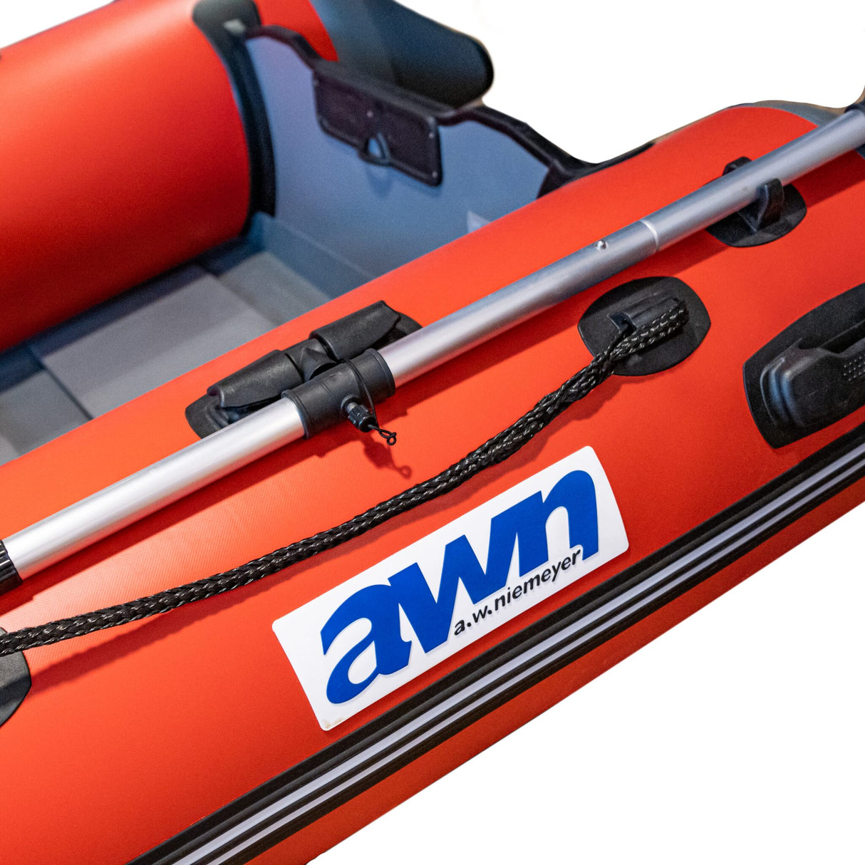 awn Schlauchboot Family-Line Freizeitboot, aufblasbares Kajak, robust und vielseitig - rot oder grau