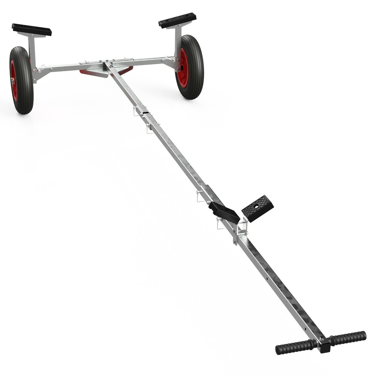 Slipwagen Bootstransporter bis 3,7 m faltbar, Bootsanhänger, verbesserte Version 140 kg Zuladung