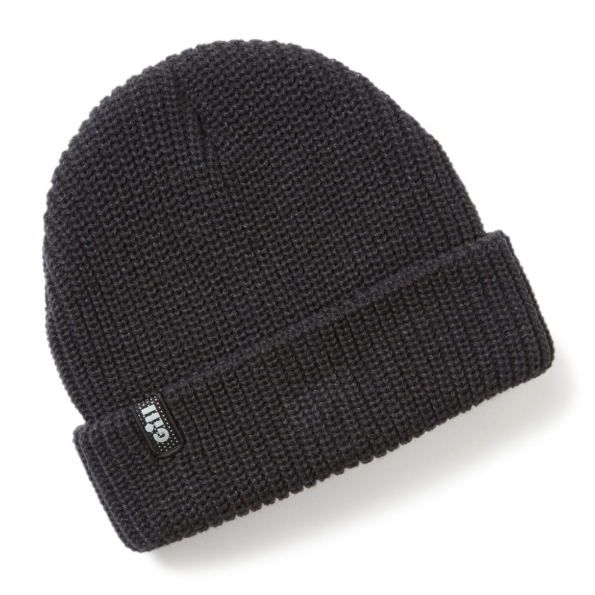 GILL Strickmütze Beanie aus Wolle-Acryl-Mischung, Kabelstrick, mit beheizbarem Fleecefutter - graphit oder hellblau