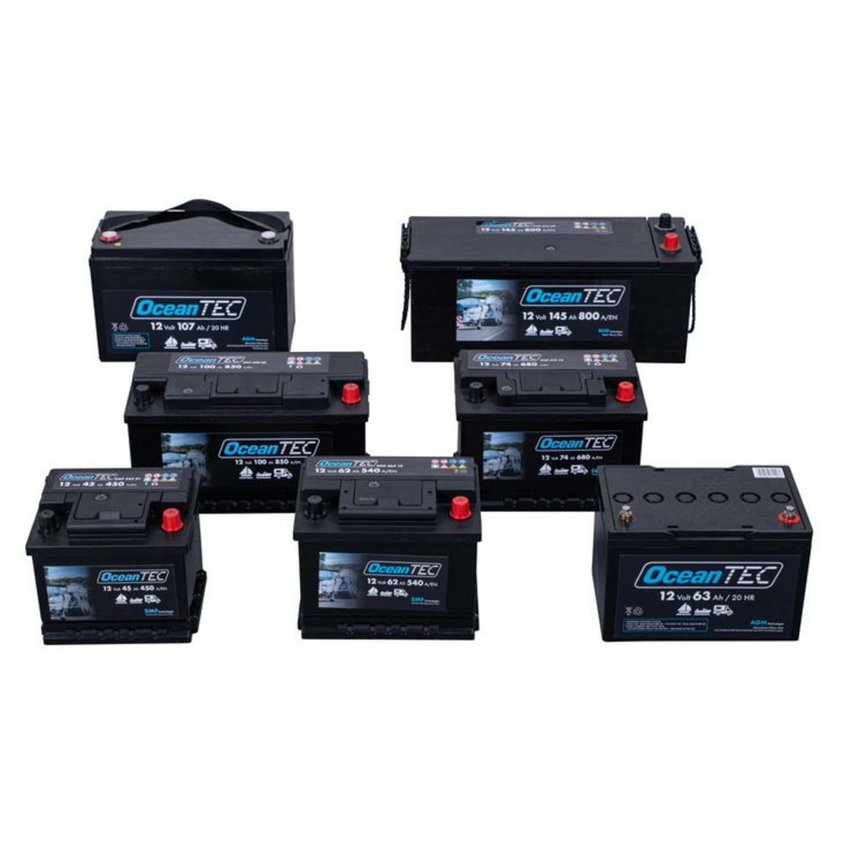 OceanTEC AGM Batterien