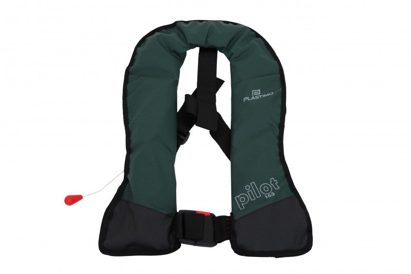 Vollautomatische Rettungsweste Pilot Fishing 165 N Grün