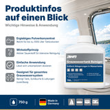awn Grauwassertank Reiniger, chlorfrei, mit aktivem Sauerstoff, für Tanks, Schläuche und Leitungen, 750 g