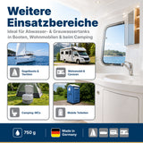 awn Grauwassertank Reiniger, chlorfrei, mit aktivem Sauerstoff, für Tanks, Schläuche und Leitungen, 750 g