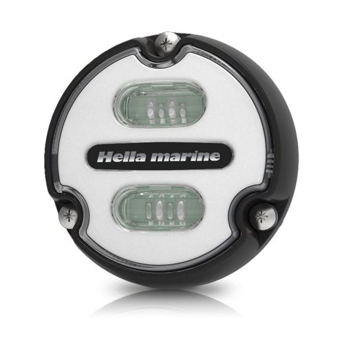 Hella underwater light dual color white/blue, marine lamp, 5-year warranty/IP68/IP69