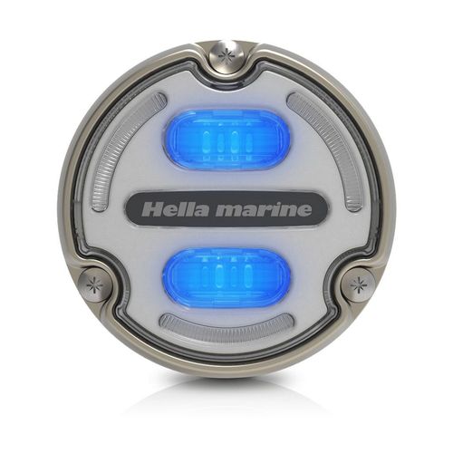 Hella underwater light Apelo A2 1500/3000 lumens, boat lamp bronze white, dual lighting with 5-year warranty
