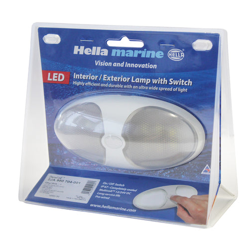 Hella DuraLED 12 Weiss mit Schalter