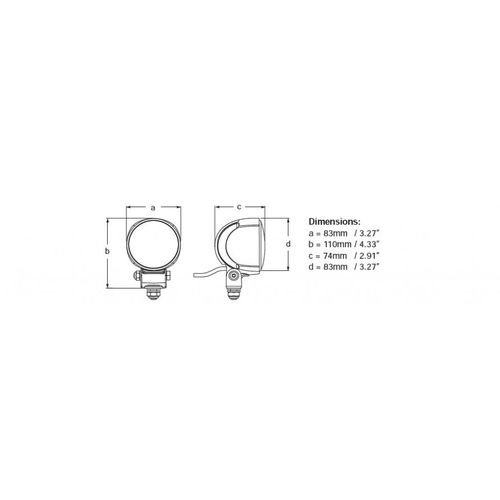 Hella LED Arbeitsscheinwerfer, 2100 Lumen Flutlicht, Deckscheinwerfer, CoroSafe beschichtet