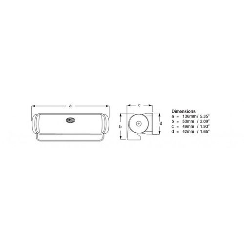 Hella Sea Hawk LED-Arbeitsscheinwerfer, weiß
