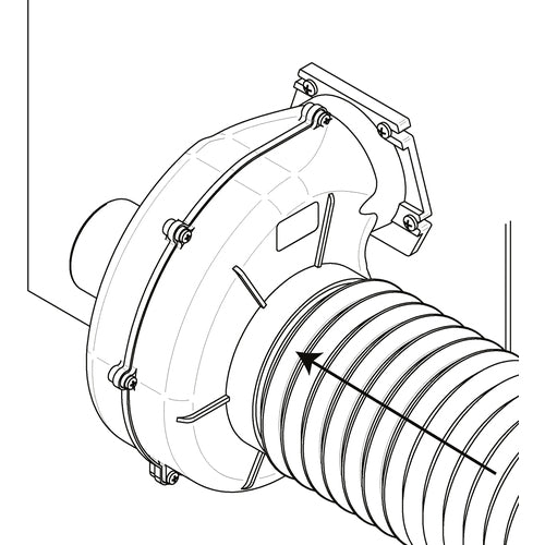 Johnson Marine Radialgebläse 24V Flanschmontage Edelstahl, Gebläse Motorraumbelüftung, extra hochbelastbar