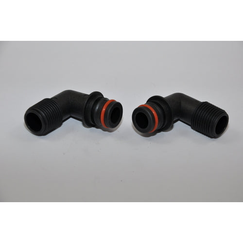 Johnson Schlauchanschluss KlickTite 2x90° 1/2' BSP, Schnellkupplung, werkzeuglose Entleerung