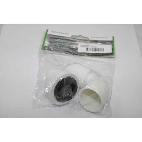 Johnson Auslaufbogen Silent Premium, Ablaufbogen, Schwarz, Modell XYZ123