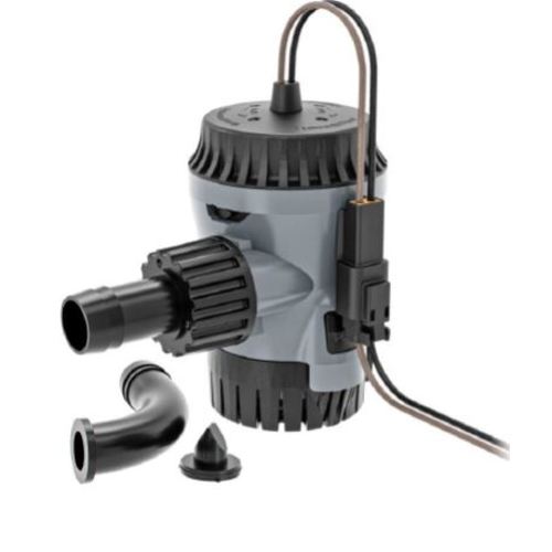 Johnson Bilge Pump High-Speed ​​Motor Connection 12V, Bilge Pump, Efficient Cleaning &amp; Installation