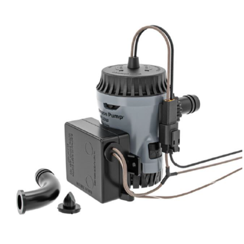 Johnson Bilge Pump 800 GPH 12V, Automatic Bilge Water Pump, Improved Motor Performance and Easy Connection
