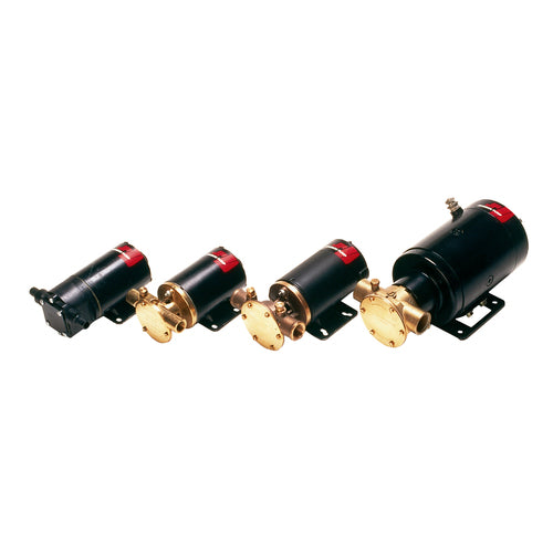 Johnson Impellerpumpe 24V, Leistung 48 L/Min Bronze, Bilgepumpe, integrierter thermischer Überlastungsschutz