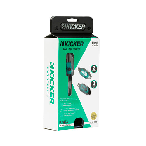KICKER Marine Audio Serie 2K Cinch-Verbindung  3 m