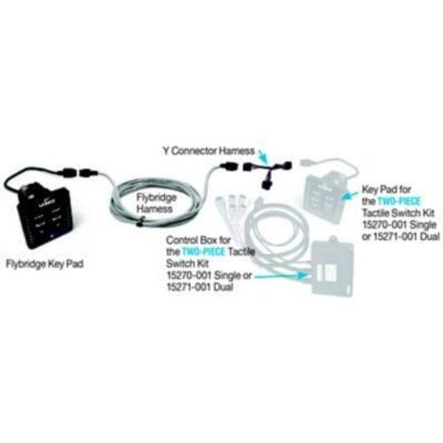 Lenco LED-Tastatur Flybridge-Standard, LED-Steuerung, Y-Anschluss