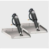 Lenco Trimmklappen-Set 9'x12', Edelstahl Boot Trimmklappen, Integrierter Schalterset enthalten