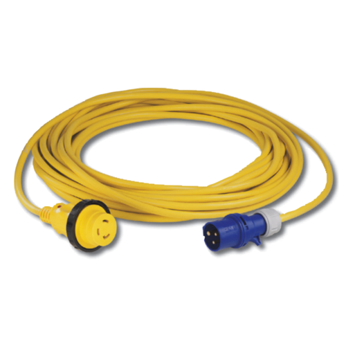 Marinco Netzkabel 16A 230V 10 Mtr, Stromkabel mit LED-Leistungsanzeige, hochwertige marine Konstruktion