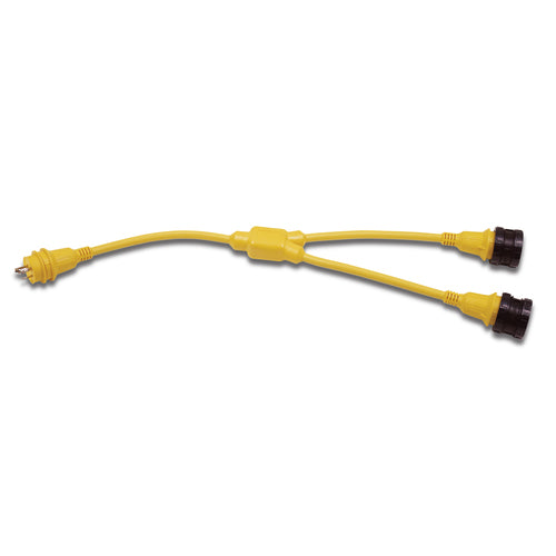 Marinco Y Adapter Kabel, Bootskabel Verteiler, voll geformt für feuchte Orte