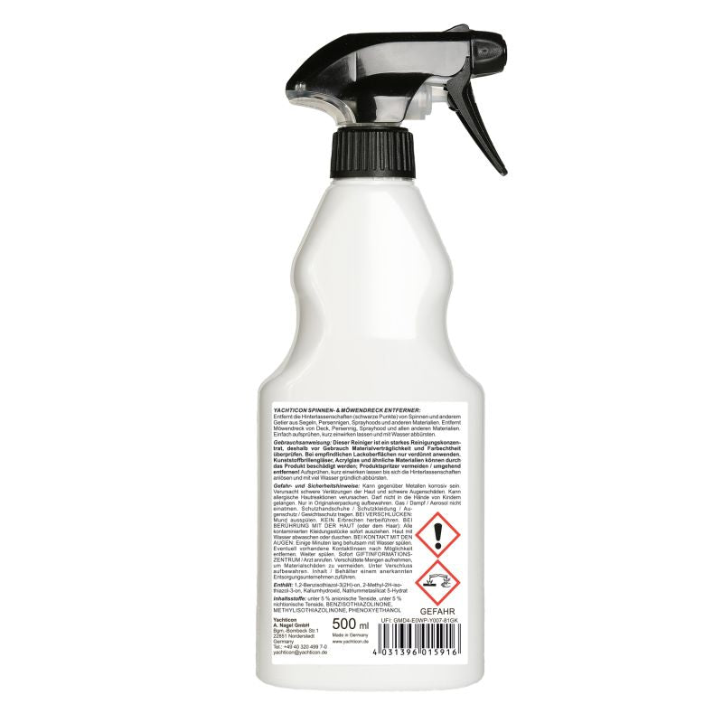 Yachticon Spinnen-und Möwendreck-Entferner, 500 ml