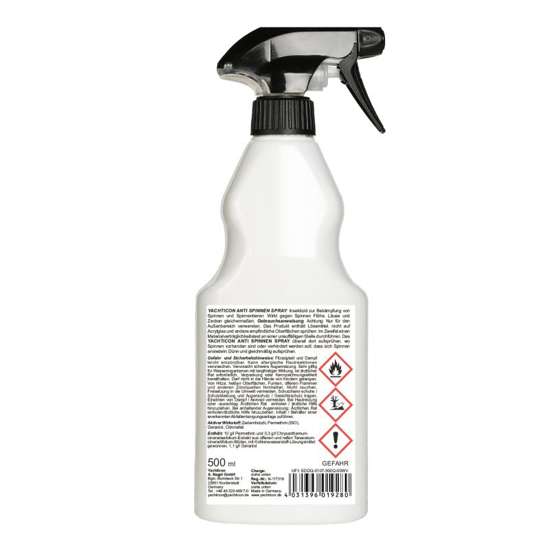 Yachticon Anti-Spinnen-Spray, 500 ml