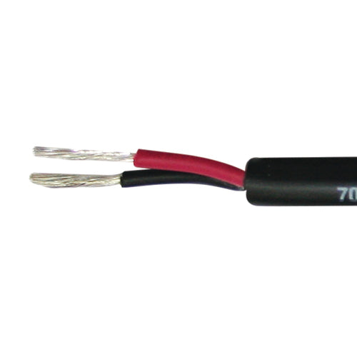 MAXPOWER Marinekabel,verzinnt, 2x1,5mm2, black