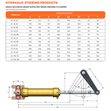 Hydraulikzylinder für Innenbordmotoren, Mes, Modell XYZ123, Schwarz, Gewicht 1.5 kg, multiflexibel