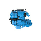 Nanni diesel engine 2-cylinder 4-stroke TMC40 gearbox, boat engine, closed cooling with heat exchanger
