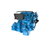 Nanni diesel engine 2-cylinder 4-stroke TMC40 gearbox, boat engine, closed cooling with heat exchanger