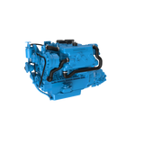 Nanni diesel engine 4-cylinder in-line engine gearbox TM345H, four-stroke diesel, closed cooling circuit with heat exchanger, sail drive, low emission