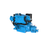 Nanni diesel engine 4-cylinder in-line engine gearbox TM345H, four-stroke diesel, closed cooling circuit with heat exchanger, sail drive, low emission