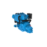 Nanni diesel engine 4-cylinder in-line engine gearbox TM345H, four-stroke diesel, closed cooling circuit with heat exchanger, sail drive, low emission