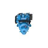 Nanni diesel engine 4-cylinder in-line engine gearbox TM345H, four-stroke diesel, closed cooling circuit with heat exchanger, sail drive, low emission