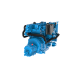 Nanni diesel engine 4-cylinder in-line engine gearbox TM345H, four-stroke diesel, closed cooling circuit with heat exchanger, sail drive, low emission