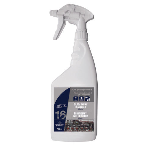NAUTICclean Entfetter Alkalisch, Bilgen- und Motorreiniger, Umweltfreundlich