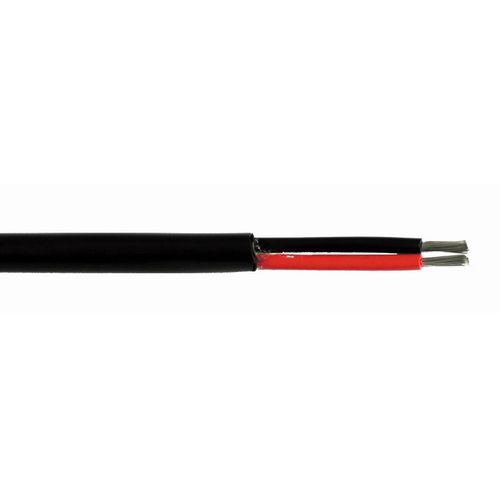 Philippi Anschlussleitung H05VV-VZ 2x1,5 mm2, flexible Steuerleitung, PVC-Außenmantel schwarz, flammwidrig