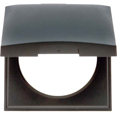 Philippi Klappdeckel schwarz, Steckdosenschutz, Außenabmessung 59,5 x 59,5 mm