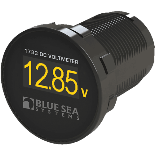 Philippi Digitalinstrument Mini DC-Voltmeter, OLED-Anzeige, Tageslicht ablesbar, Voltanzeige outil, Anzeigebereich -40 bis 120°C