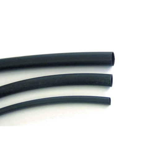 Philippi Schrumpfschlauch Set schwarz, Schrumpfungsrohr, 5 Stück je 50cm Länge, Schrumpfrate 2:1