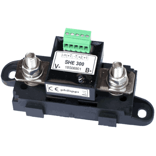Philippi Shunt 300A für BLS/BTM Monitore, Messshunt, 3600W/7200W Belastbarkeit