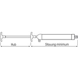 PLASTIMO 1 HANDLENZPUMPE 0.5 L