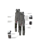 Plastimo men's sailing trousers, sailing trousers, Cordura® reinforcement, adjustable straps, L