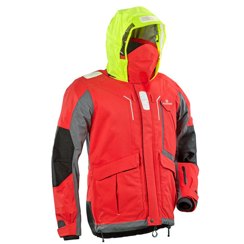 Plastimo Men's Waterproof Breathable Sailing Jacket, Sailing Clothing, With Thermal Fleece Collar Size S